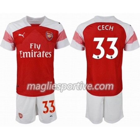 Completo Calcio Arsenal CECH 33 Bambino Divisa Prima 2018/2019